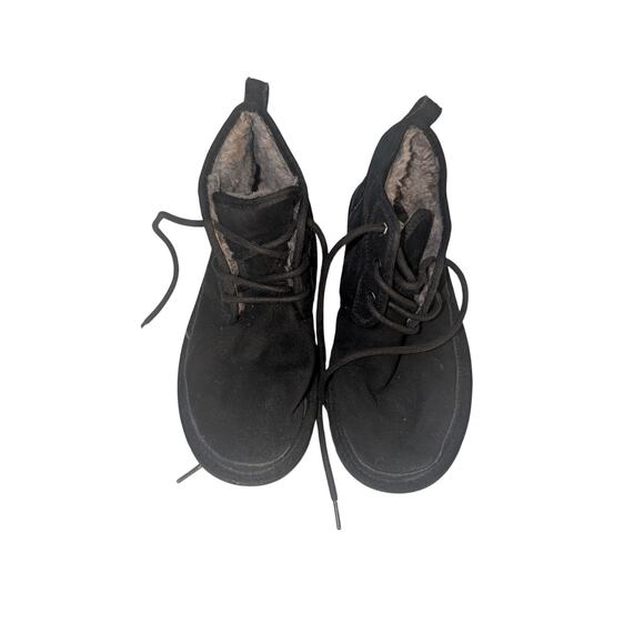 UGG Shoes - UGG Neumel Black Suede Lace Up Chukka Boots Size 10